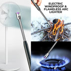 Stainless Steel Electric Rechargeable Arc Lighter/Plasma Lighter Flameless