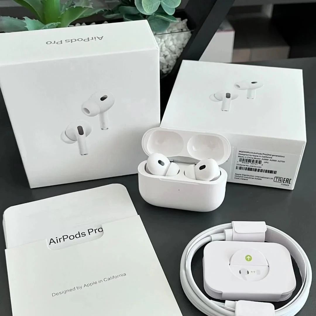 AirPods Pro 2nd Generation – Wireless Earbuds with Active Noise Cancellation | Bass Boosted Sound